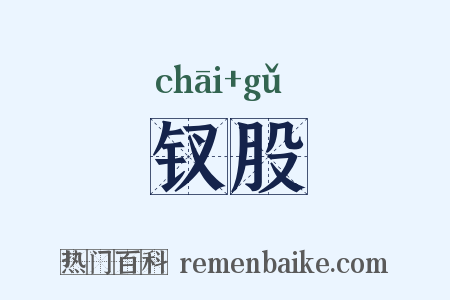 钗股是什么意思的图片
